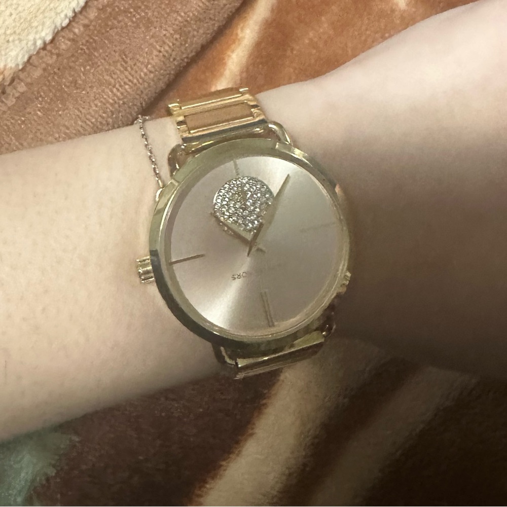 Michael Kors Gold Women's Watch with Crystal Accent